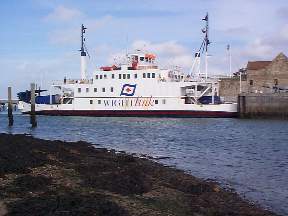 The Lymington to Yarmouth ferry